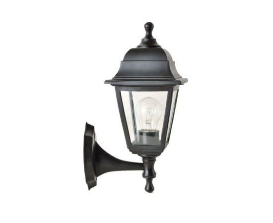 Lamp for garden and park NS04/E27/60W clear glass black
