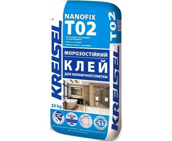 წებო ფილის Kreisel Nanofix T02 25 კგ