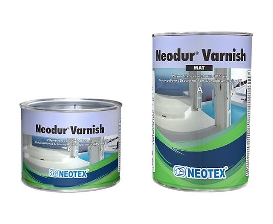 ლაქი ორკომპონენტიანი მქრქალი Neotex Neodur Varnish A+B 1 კგ