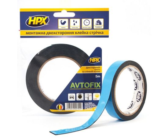 Carbon double-sided tape HPX Avtofix DSA1205 5Mx12MM