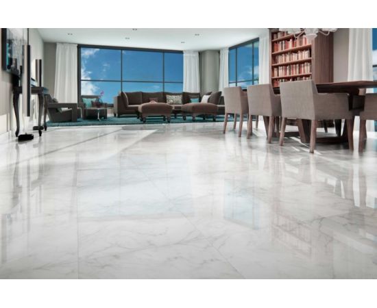 Floor tiles Geotiles Madagas Blanco 450x450