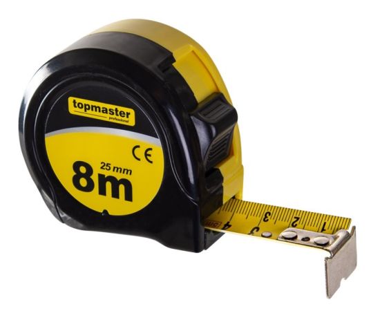 Measuring tape Topmaster Black Edition 260554 8 m