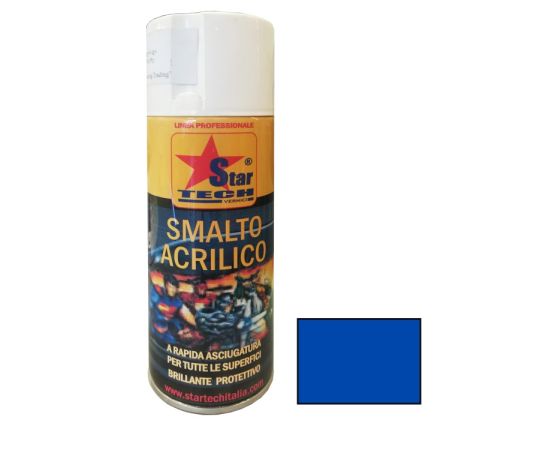 Спрей краска кобальтовый цвет STAR TECH VERNICI RAL 5013 0.4 л