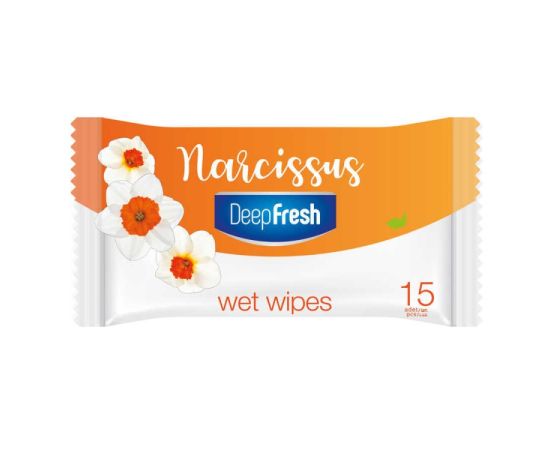 Wet wipes Deep Fresh narcissus 15 pcs