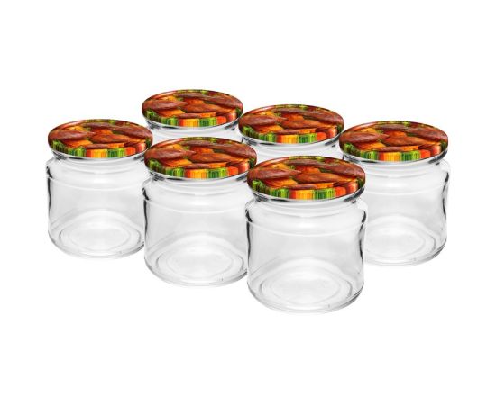 Jar with lid Browin BT-132212 212 ml 6 pcs
