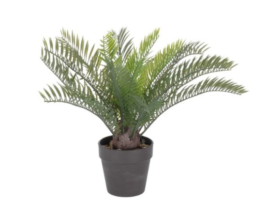Palm in black pot artificial Koopman 30 cm