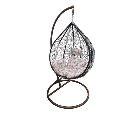Hanging chair - cocoon 10652 (black-white)