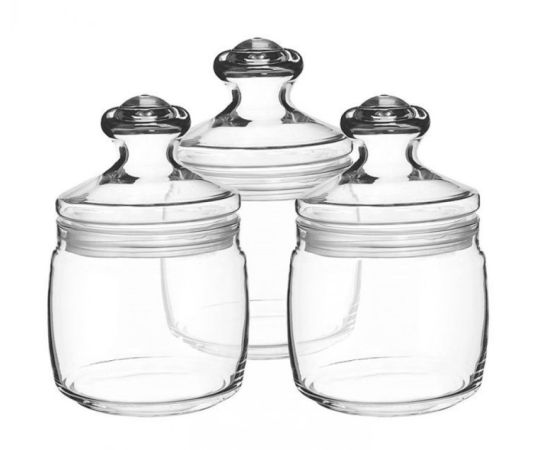Jar with lid Pasabahce Cesni 97424 650 ml 3 pc