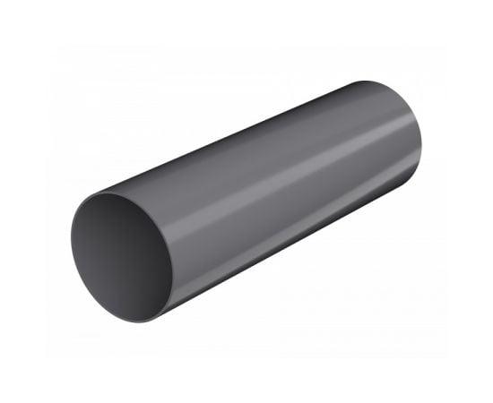 Drainpipe Technonicol 82x3000 PVC gray glossy