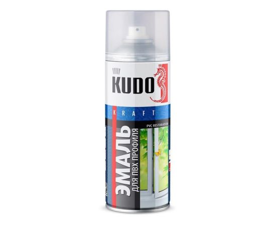 ემალი PVC პროფილისთვის Kudo KU-6101 520 მლ თეთრი