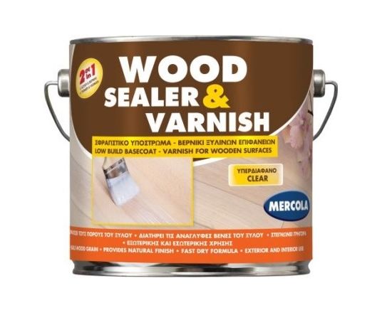 Лак для дерева Evochem Wood Sealer & Varnish 2.5 л
