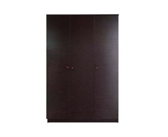 Wardrobe three-door MIZAN 1.20 m wenge dark