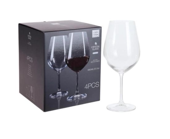 Wine glass Koopman CRYSTALLINE 4pcs