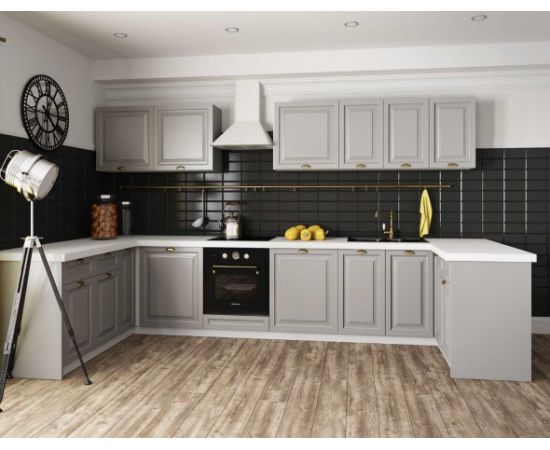 Kitchen cupboard lower Classen Gaja Grey 28000648 600x820x480 mm