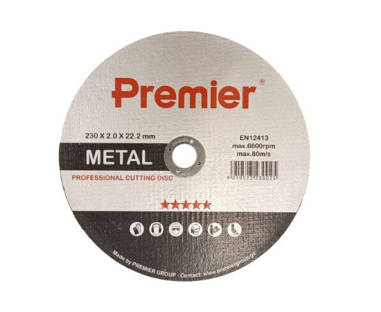 Диск отрезной по металлу Premier 230х2.0х22.2 мм