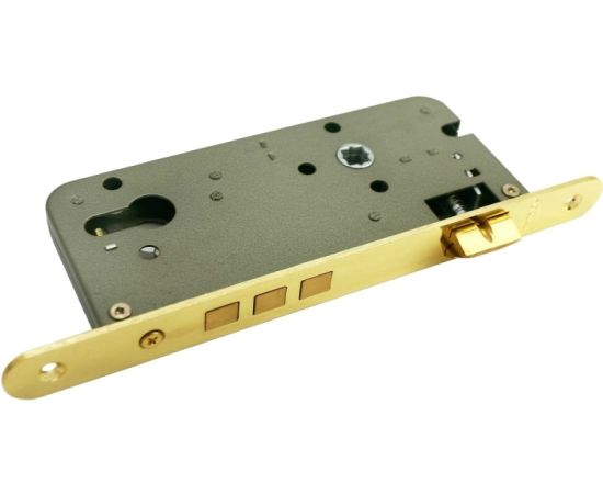 Lock for cylinder Morelli OL03 PG with three crossbars - gold