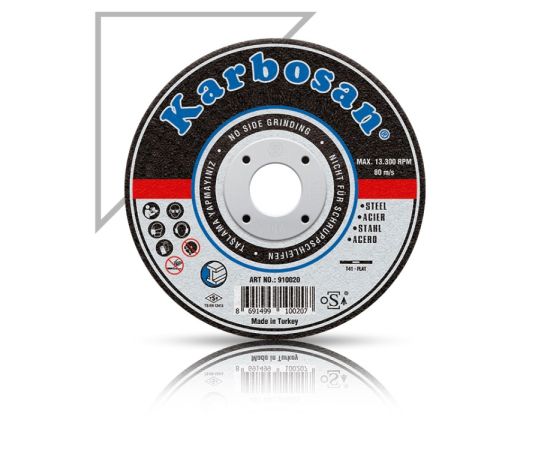 Grinding disc for stainless steel 180х6.4 KARBOSAN