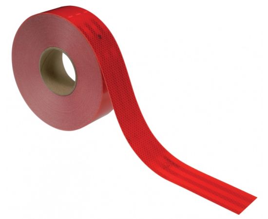 Скотч светоотражающий красный Boss Tape 35ммх1.5м