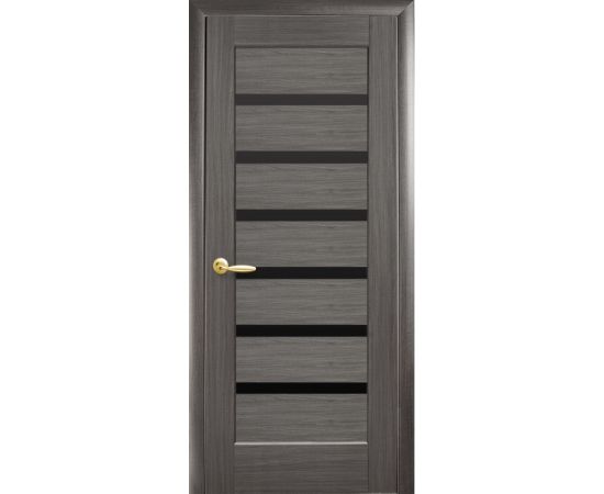 კარის კომპლექტი New Style PVC Deluxe Linnea 34x700x2150 მმ grey შუშა BLK