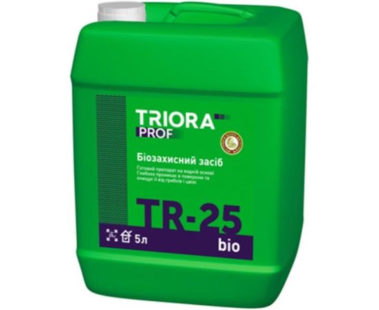 ბიოდამცავი საშუალება TRIORA TR-25 bio prof 5 ლ