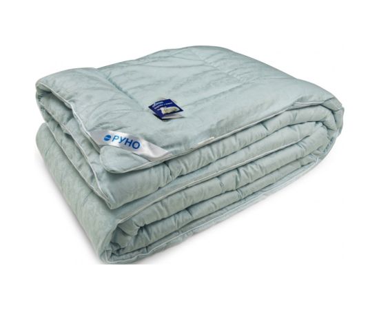 Wool blanket RUNO Comfort + 321.ШКЖ+У light blue 200х220 cm