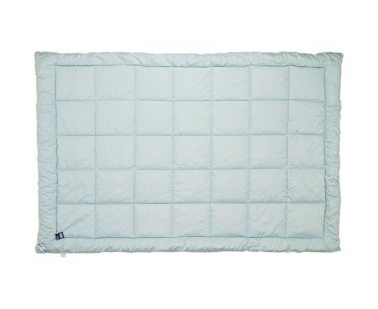 Шерстяное одеяло RUNO Comfort + 321.ШКЖ+У голубое 200х220 см