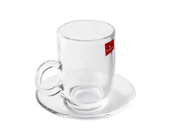 Set of glasses with saucers Blinkmax KTZB316 26161 6+6pcs