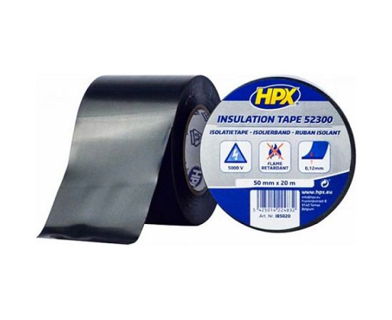 Insulating tape HPX 52300 IB5020 50 mm x 20 m black