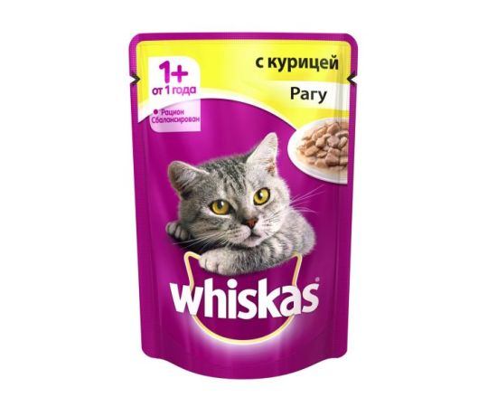 Cat food ragout with chiken Whiskas 85 g