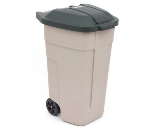 Trash bin on wheels Keter 110 l