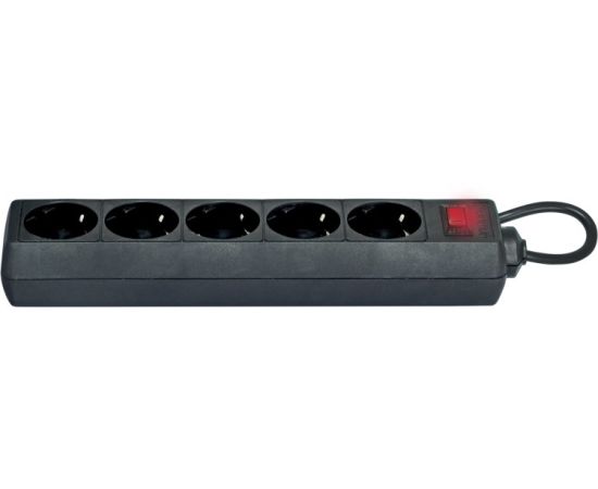 Extension cord  DEFENDER ES5 5 sectional with grounding 5 m black