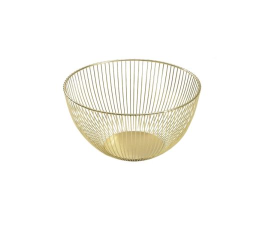 Fruit bowl metal DongFang 21887 gold