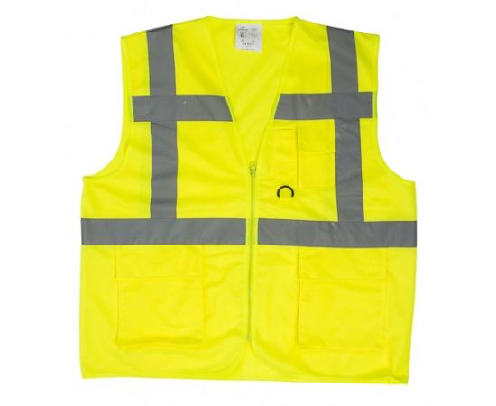 Reflective waistcoat premium Coverguard 7YGMY XL yellow