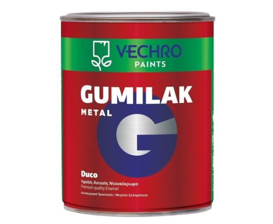 Краска для металла Vechro Gumilak Metal Duco черная 5 кг