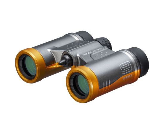 Бинокль Pentax Binoculars UD 9x21 серый/оранжевый