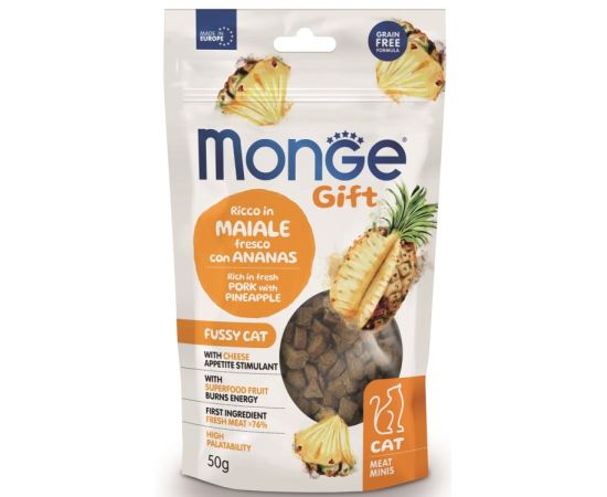 Treat cat pork with pineapple and cheese MONGE