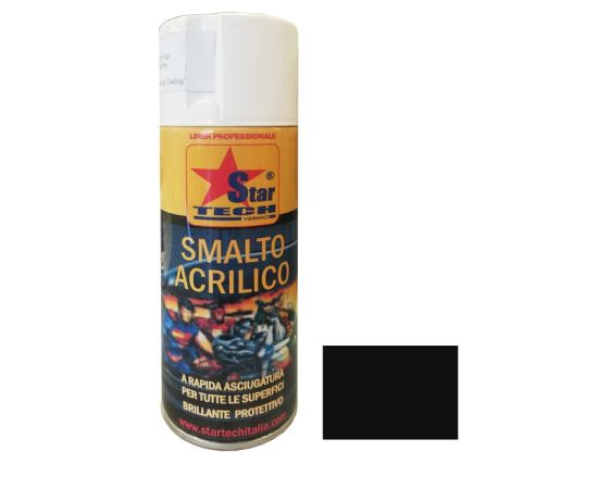 Paint spray semi-gloss black STAR TECH VERNICI RAL 9005 0.4 л
