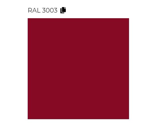 დეკორატიული რადიატორი Terma AERO V მუქი წითელი Ral 3003 Matt (ZX) 1500/410