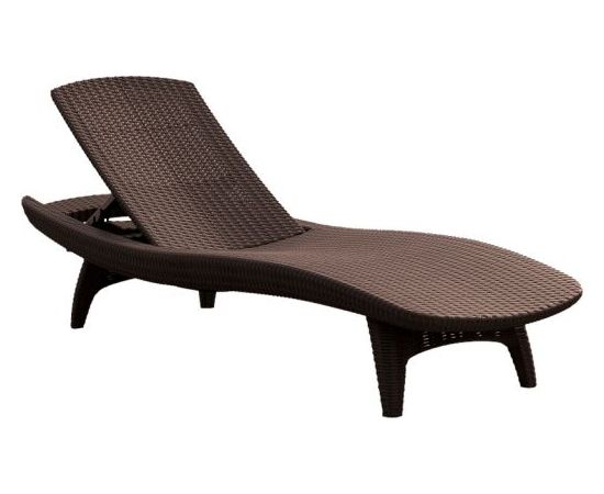 Sun Lounger PACIFIC LOUNGER (adjustable backrest) Cappuccino