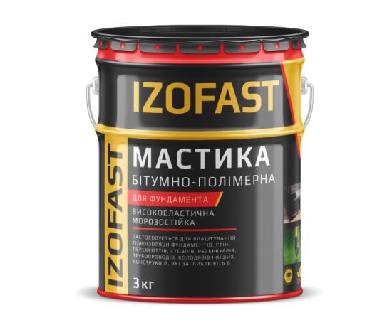 Bitumen-polymer mastic Izofast 3 kg