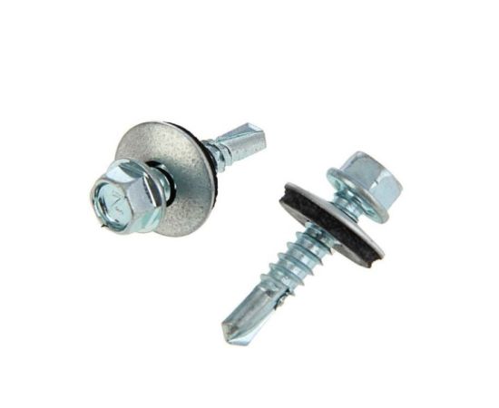 Self-tapping screw for roof with a drill Tech-Krep КР ZP 4.8x35 mm 60 pcs