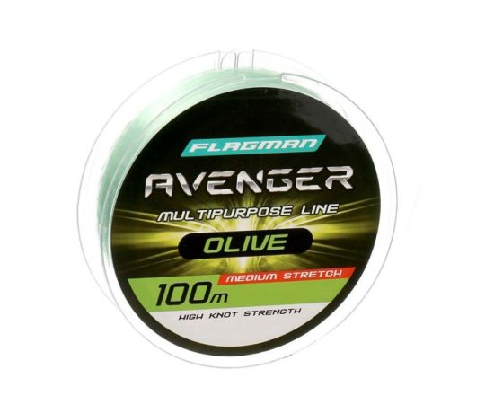 ძუა Flagman Avenger Olive Line 100 მ 0,30 მმ