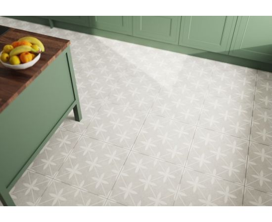 Floor tile Practika Mijas Ivory Gres 450x450 mm