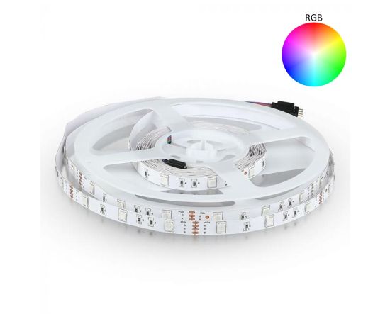 LED ლენტი V-TAC SMD5050 30LEDs RGB 5 მ