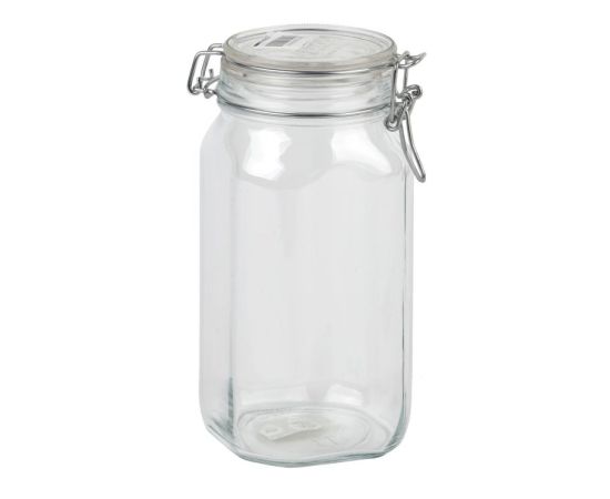Jar made from glass with a clip 6525 2000 ml