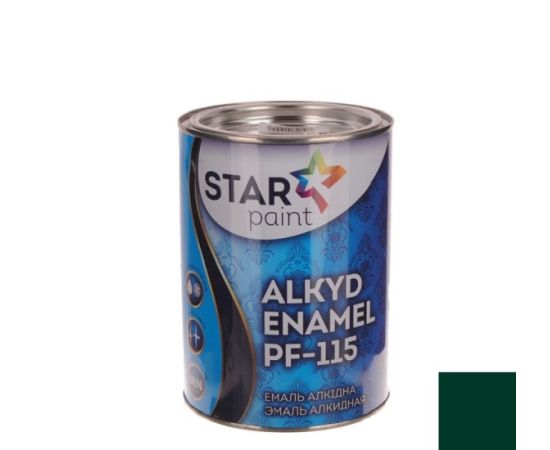 Эмаль алкидная STAR PAINT ПФ-115 38 Темно зеленый 2.8 кг