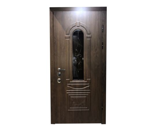 Metal door Feran C9/K4 + Right 960x2200mm e/o dark oak vinorit