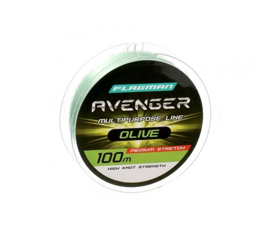 ძუა Flagman Avenger Olive Line 100 მ 0,20 მმ