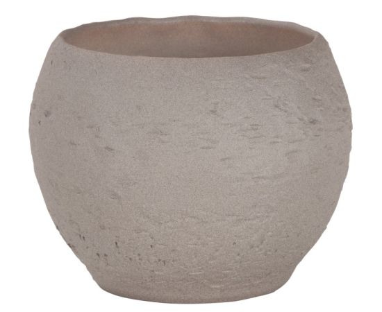 Ceramic pot for flowers Scheurich 752/20 TAUPE STONE
