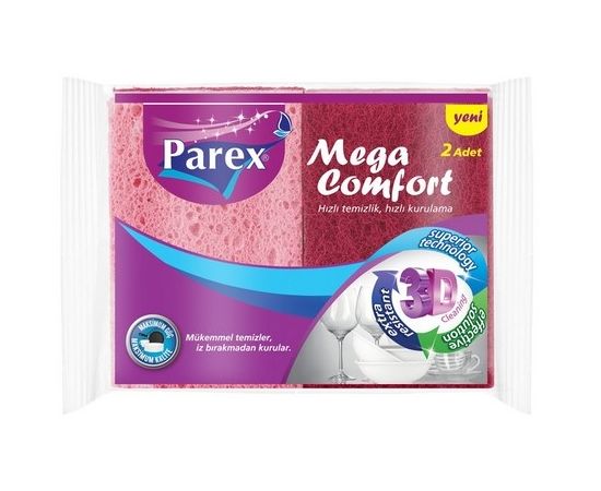 Kitchen sponges Parex Mega Comfort Classic 2 pc